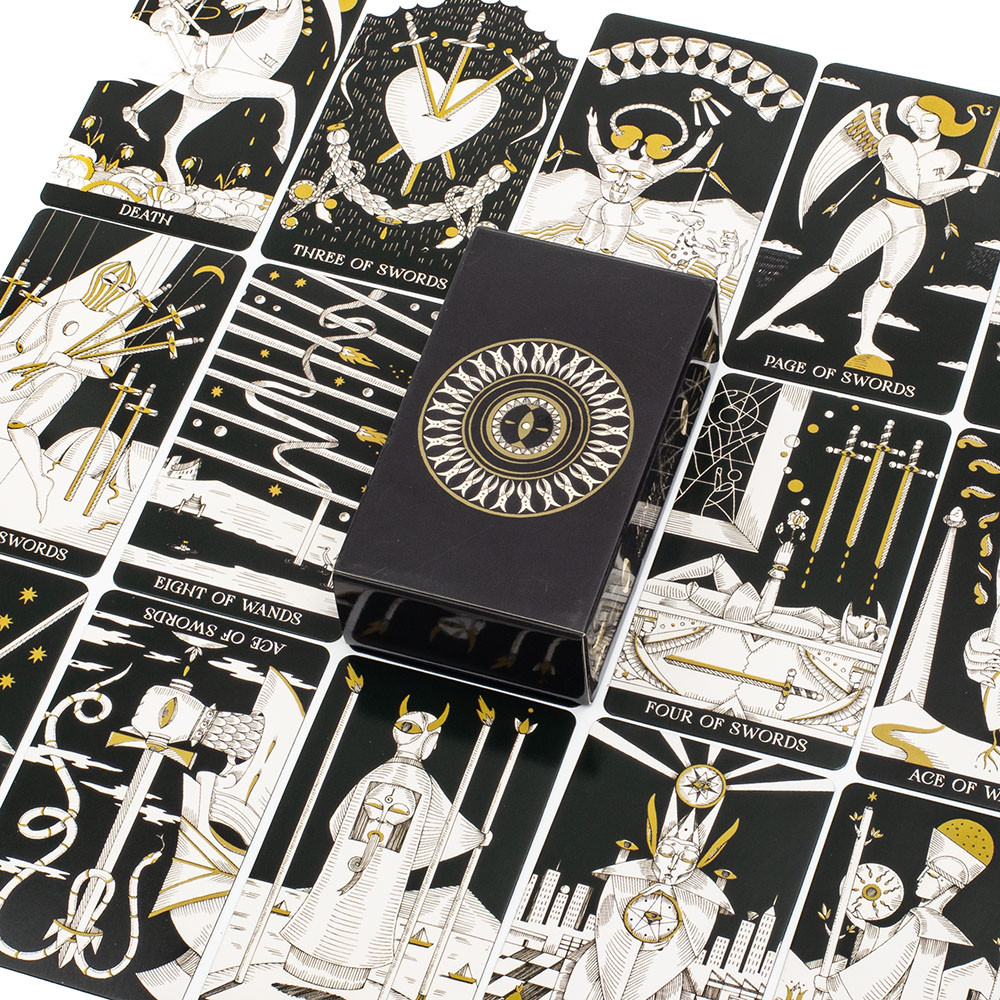 Tarot Cards Deck With Guidebook - 78-teiliges Tarot-Kartenset „Symbolische Seele“ mit detailliertem