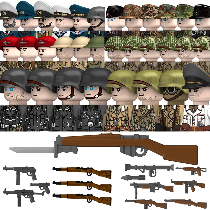 Building Blocks - Militär WW2 Deutsche Britische Marine Gepanzerte