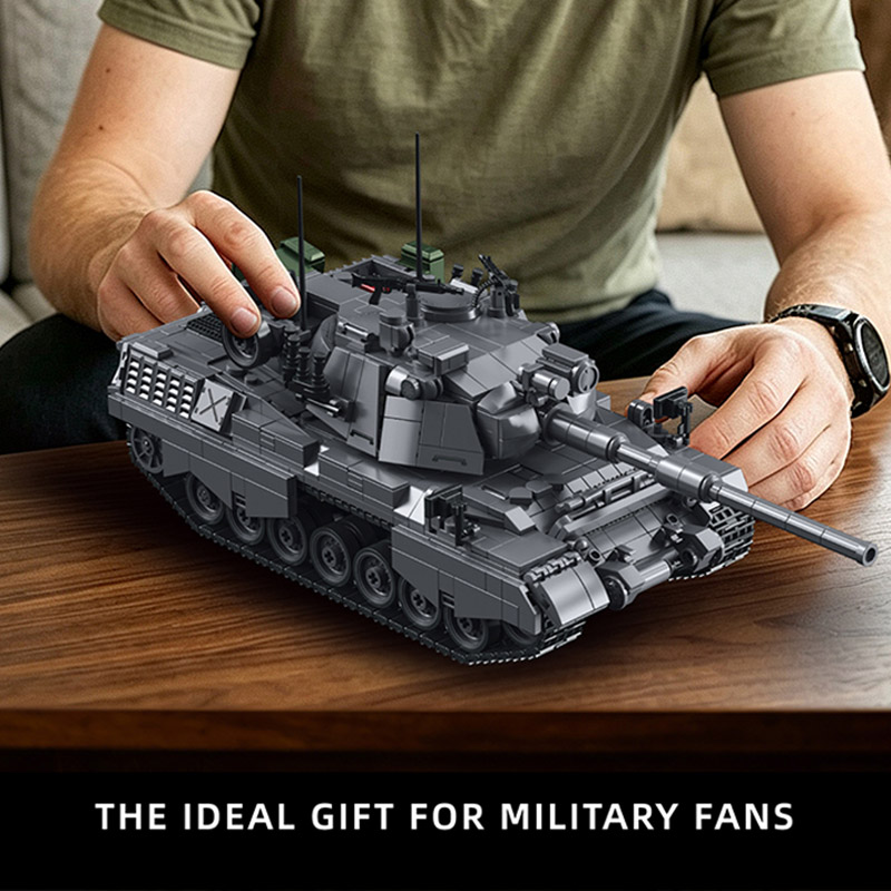 Militär-MOC 1862-teiliges Leop – Lego Compatible Military Tank Bewertung und Preis