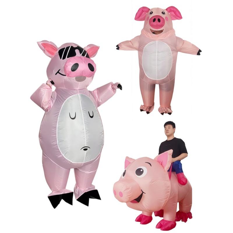 Aufblasbares Schwein-Kostüm fü – Dolls Bewertung und Preis