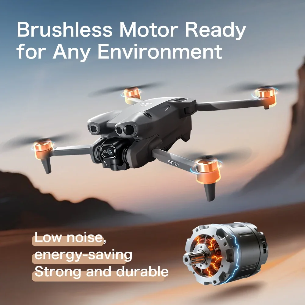 4K/6K/8K FPV-Drohne GT50 mit D – Fpv Brushless Rc Drone 4K Bewertung und Preis