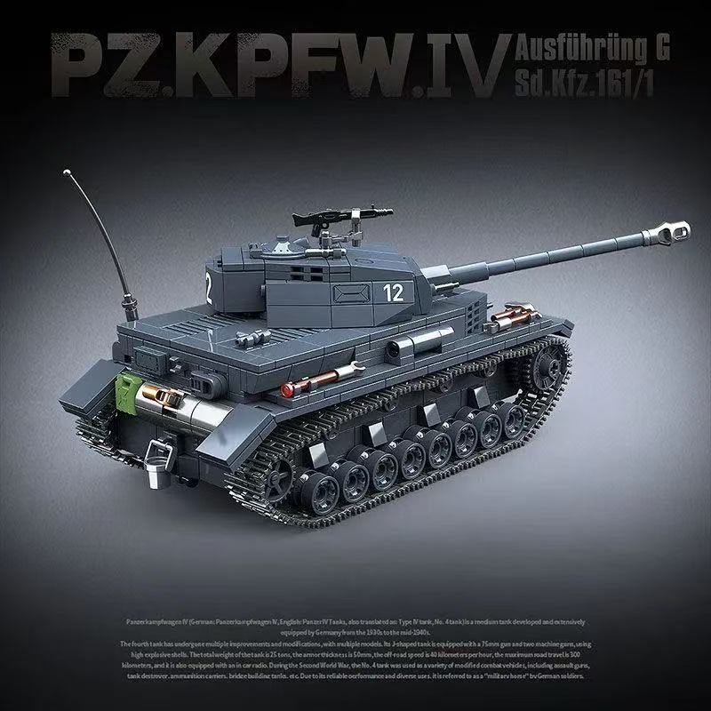 985PCS Militär Nr. 3 Typ L Pan – Lego Compatible Military Tank Bewertung und Preis