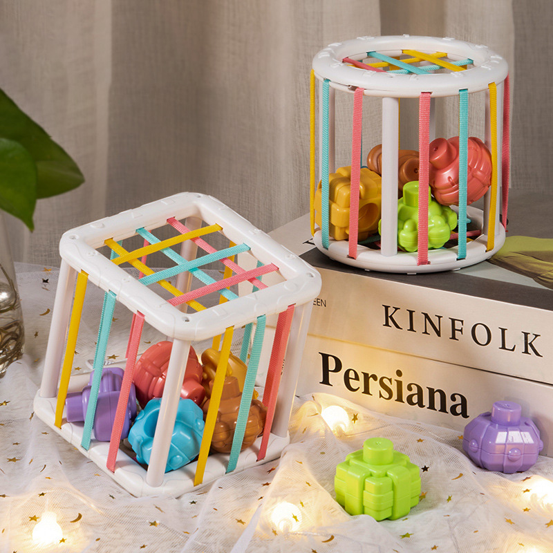 Regenbogenfarbiger Montessori- – Building Blocks Bewertung und Preis