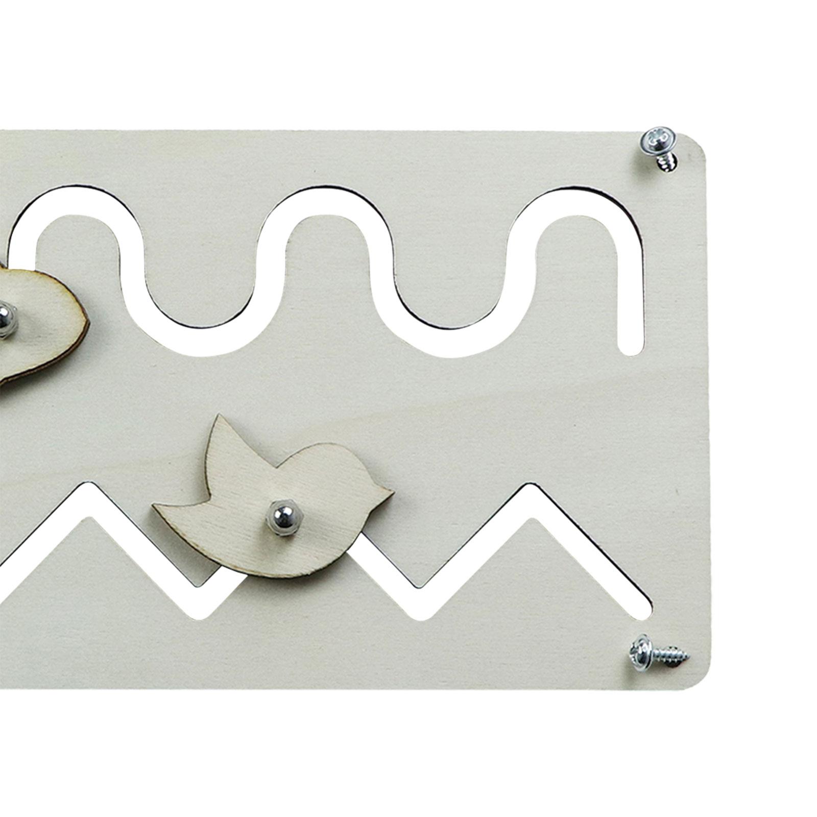 Montessori-Beschäftigungsbrett – Montessori Wooden Busy Board Toddler Bewertung und Preis