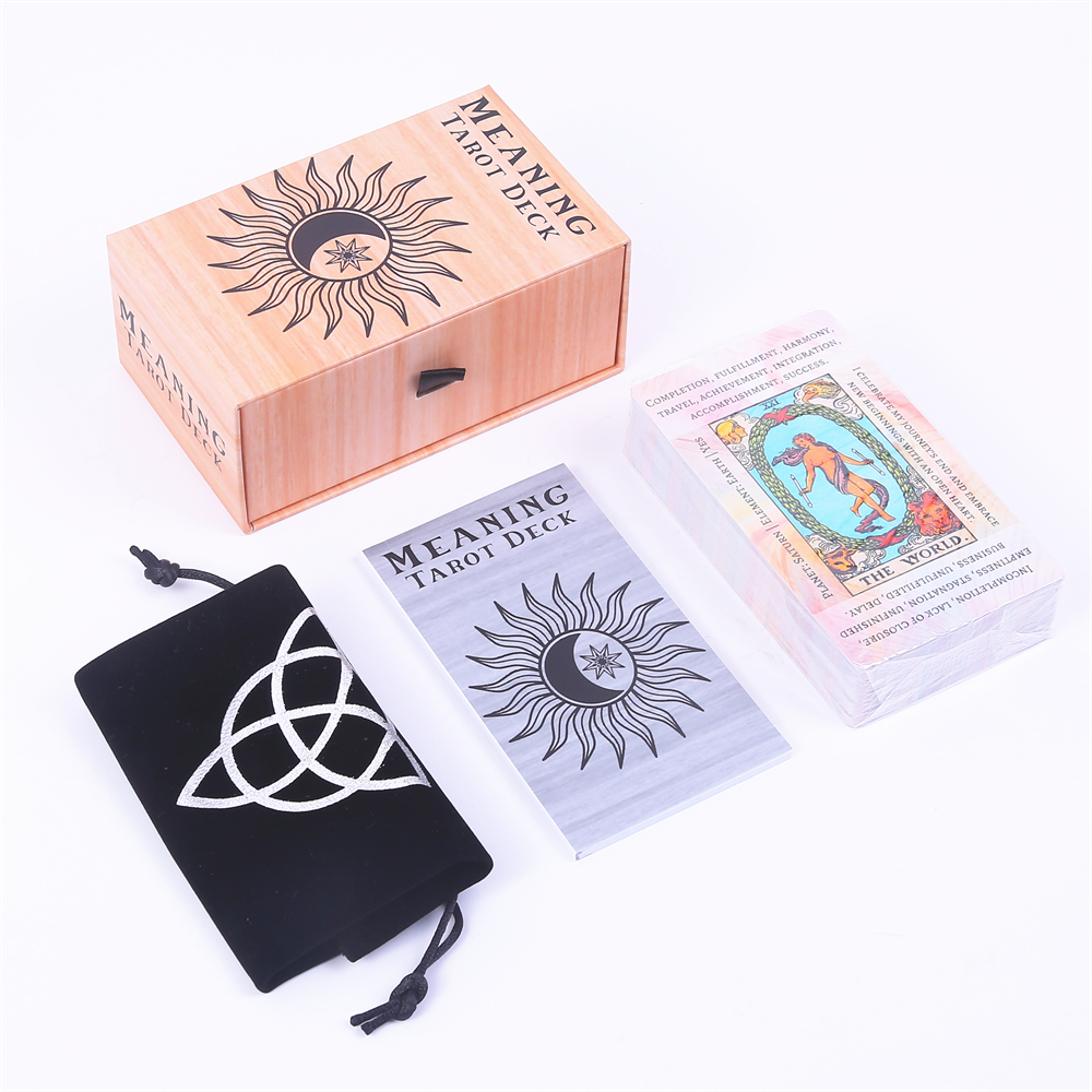 12 x 7 cm bedeutendes Tarot-De – Tarot Cards Deck With Guidebook Bewertung und Preis