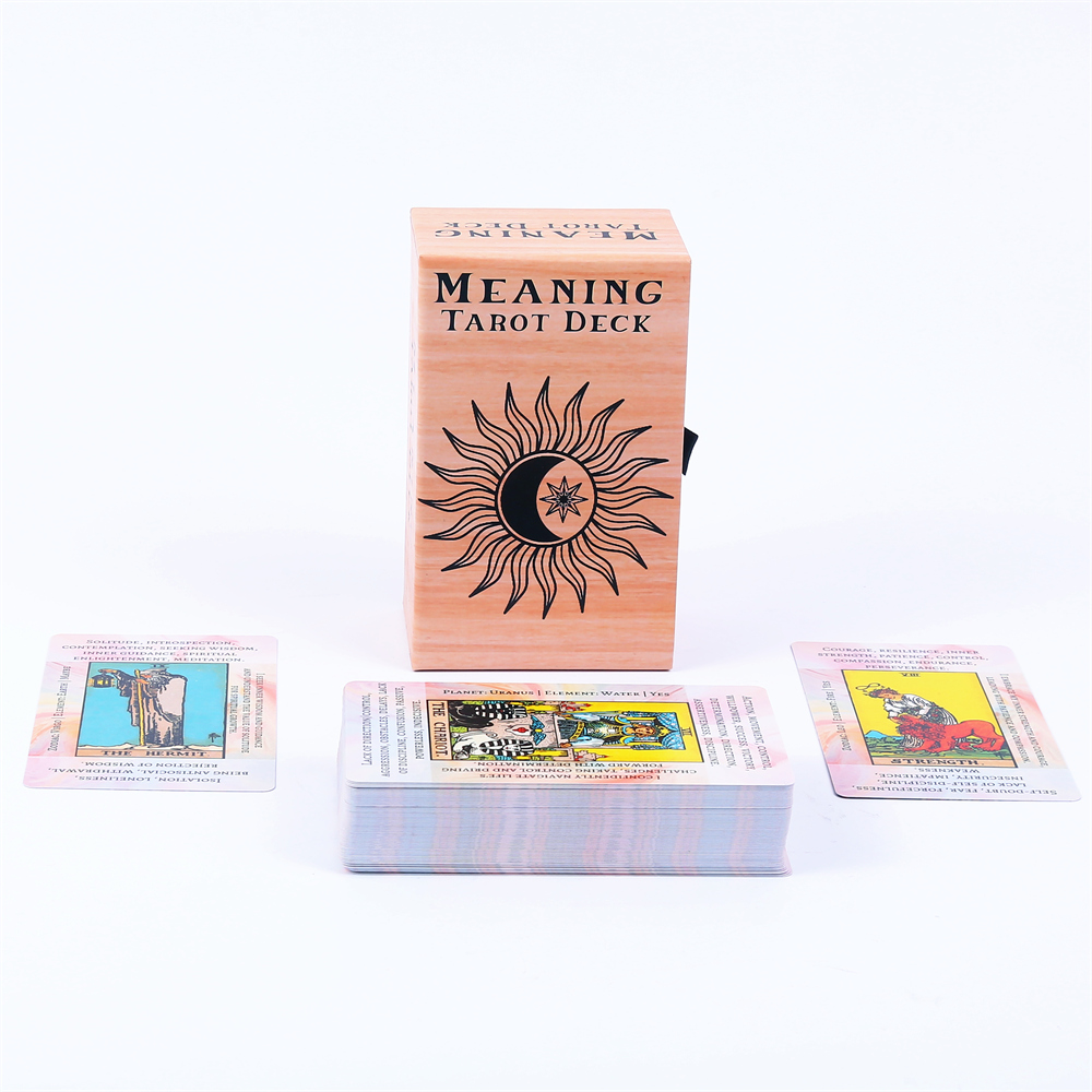 12 x 7 cm bedeutendes Tarot-De – Tarot Cards Deck With Guidebook Bewertung und Preis