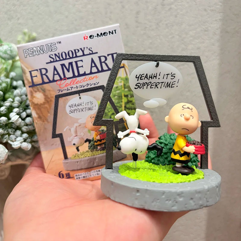 Rement Peanuts Snoopy Rahmen-K – Anime Action Figure Blind Box Bewertung und Preis