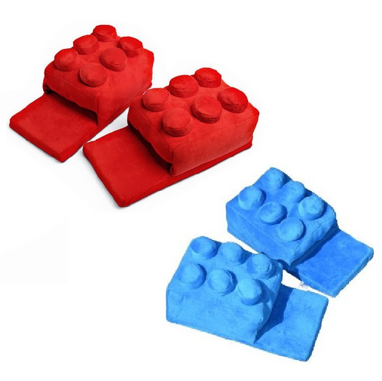 Warme Ziegelstein-Hausschuhe f – Building Blocks Bewertung und Preis