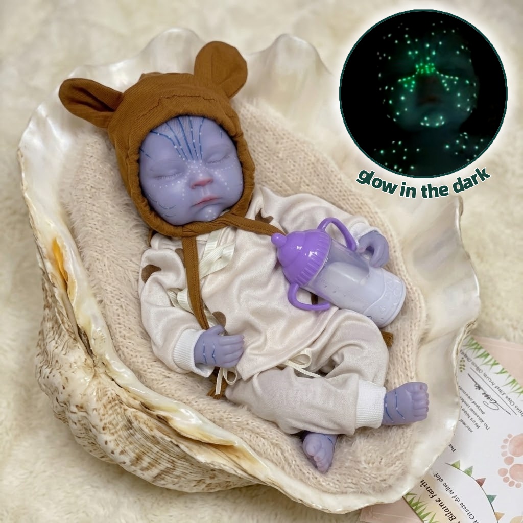 13 Zoll Leuchtende Reborn-Baby – Reborn Baby Doll Silicone Realistic Bewertung und Preis